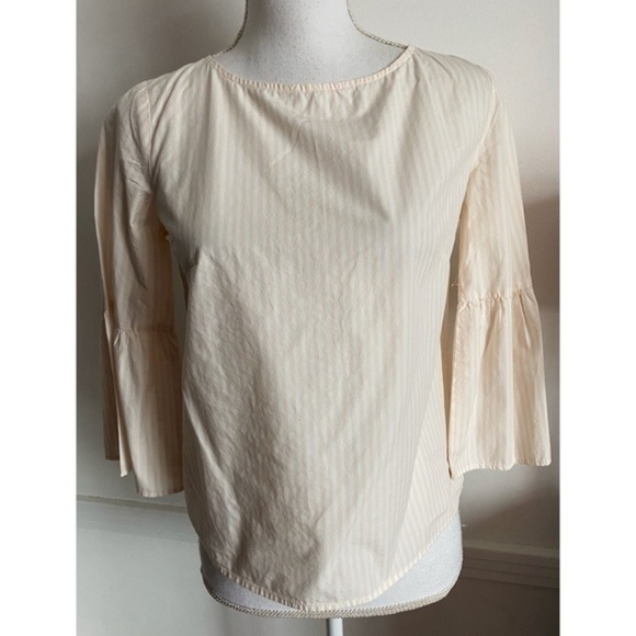 Madewell • Striped Bell-Sleeve Top - Picture 5 of 9